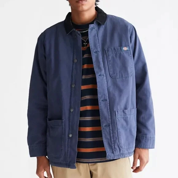 Rare Dickies Washed Duck Sherpa Lined Chore Jacket - Picture 4 of 4